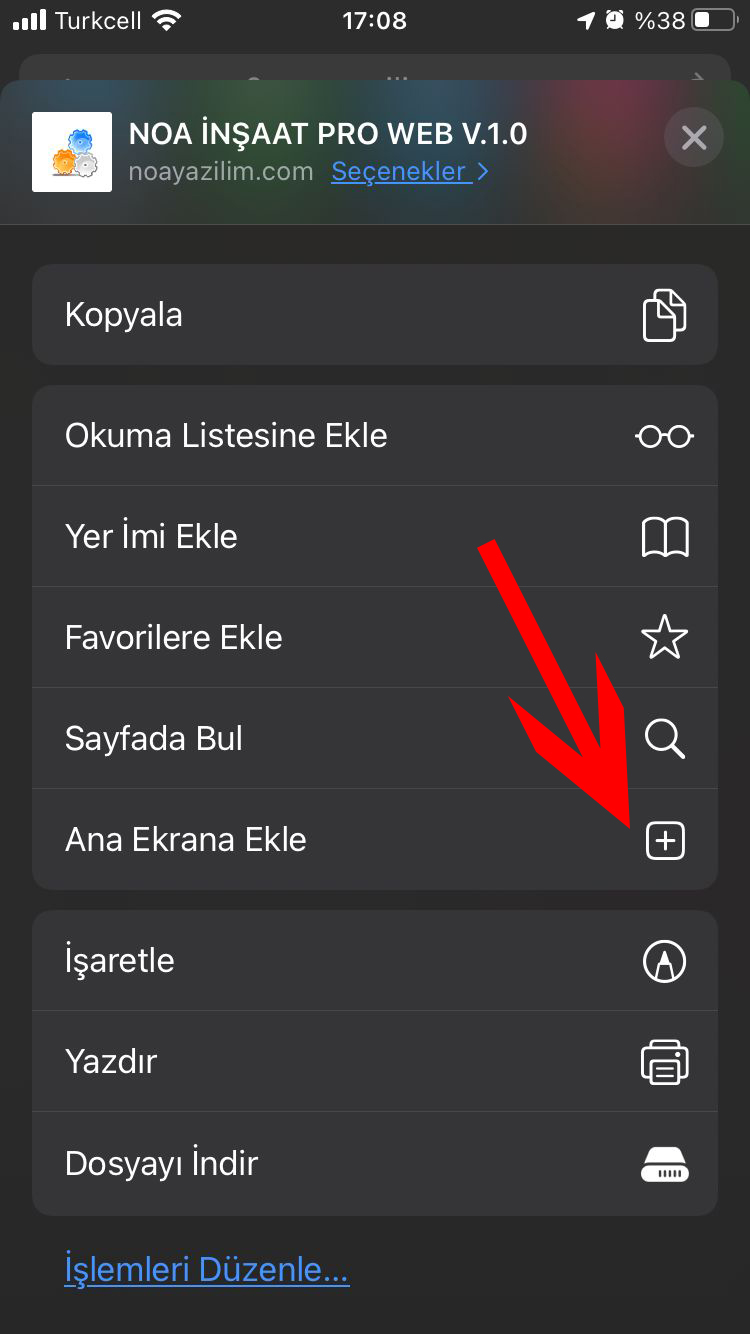 İnşaat Muhasebe Programı Telefon Uygulaması